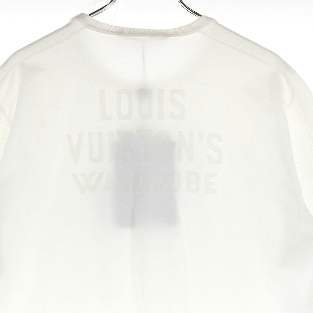 LOUIS VUITTON(ルイヴィトン) WARDROBE ワードローブ バックロゴデザイン 半袖Tシャツ ホワイト