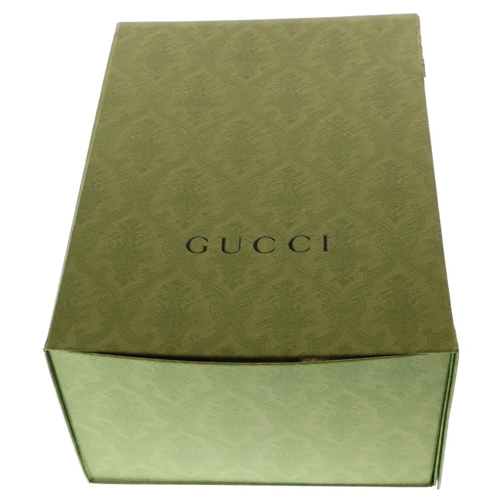 GUCCI(グッチ) 21AW レザーディティール ウール ニットセーター ホワイト 683716