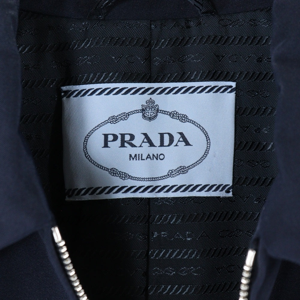 PRADA(プラダ) トライアングルロゴプレート ジップジャケット ネイビー ネイビー P586M