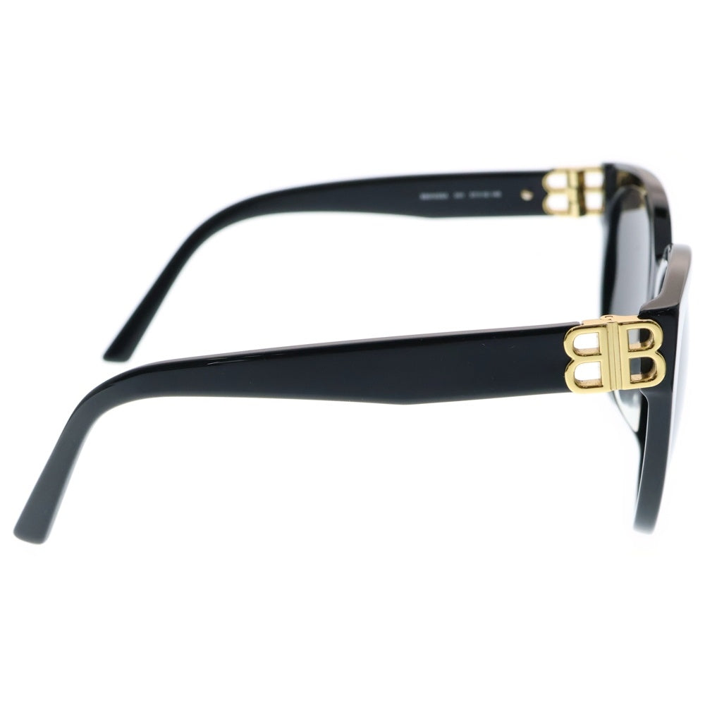 BALENCIAGA(バレンシアガ) BBロゴ ウェリントン サングラス アイウェア ブラック ゴールド金具 BB0103SA
