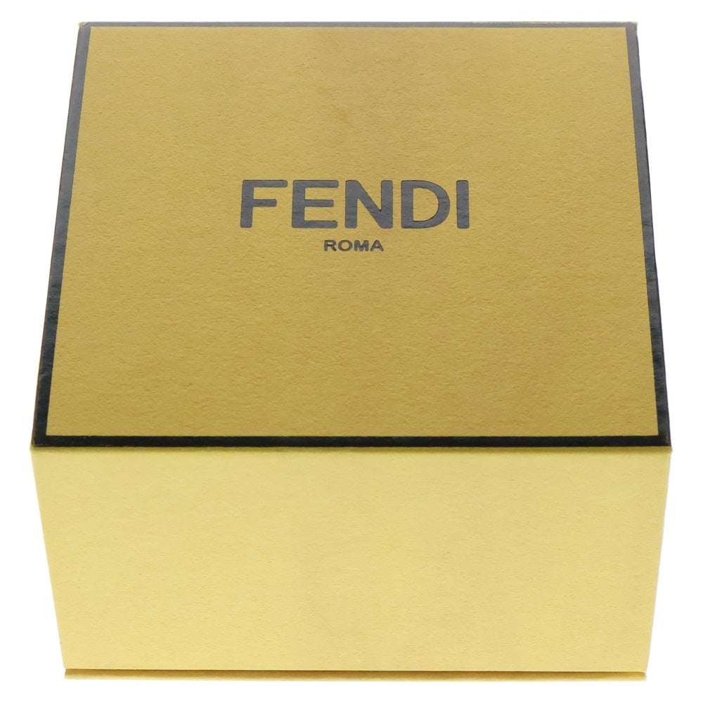 FENDI(フェンディ) エフイズ ラインストーン バングル ゴールド GP イエローゴールド