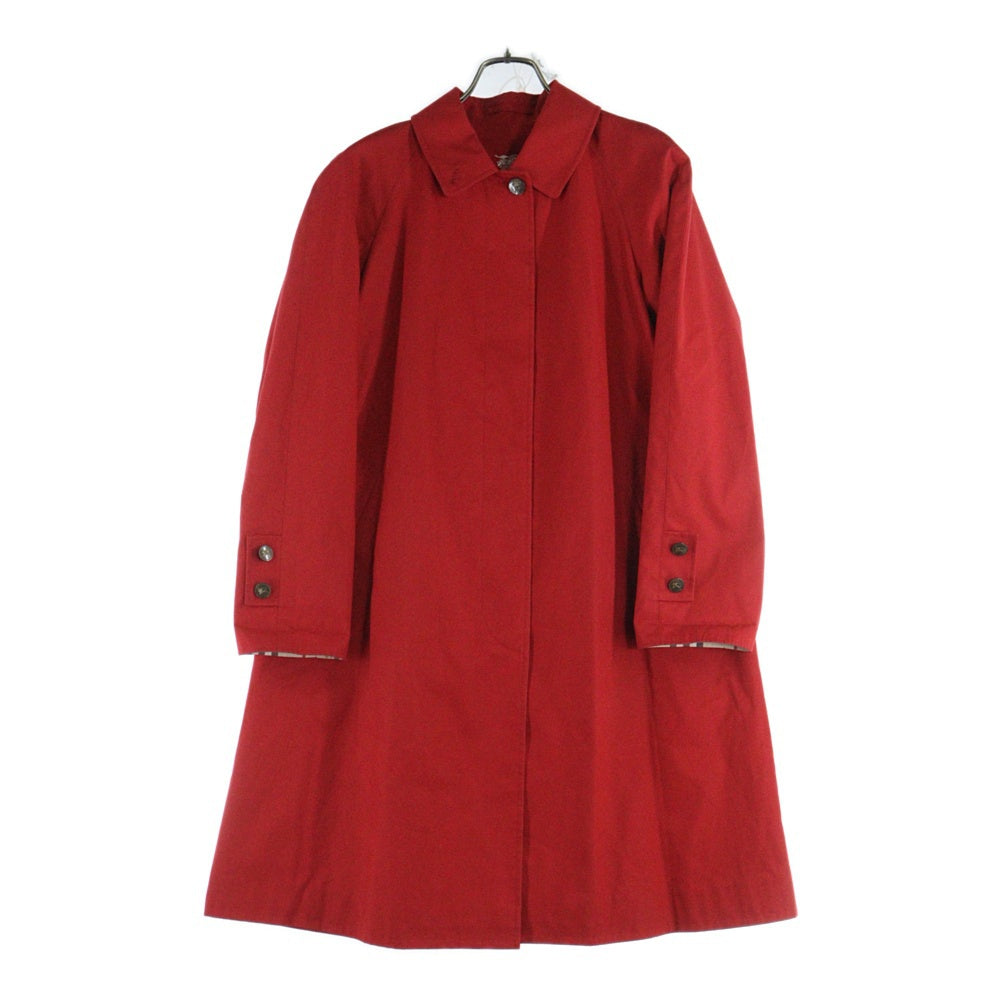 BURBERRY(バーバリー) コート レッド チェック切り替えし サイズ7