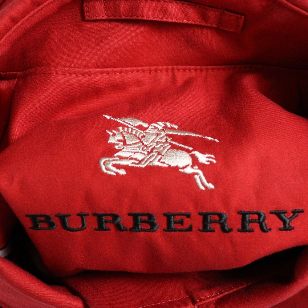 BURBERRY(バーバリー) コート レッド チェック切り替えし サイズ7