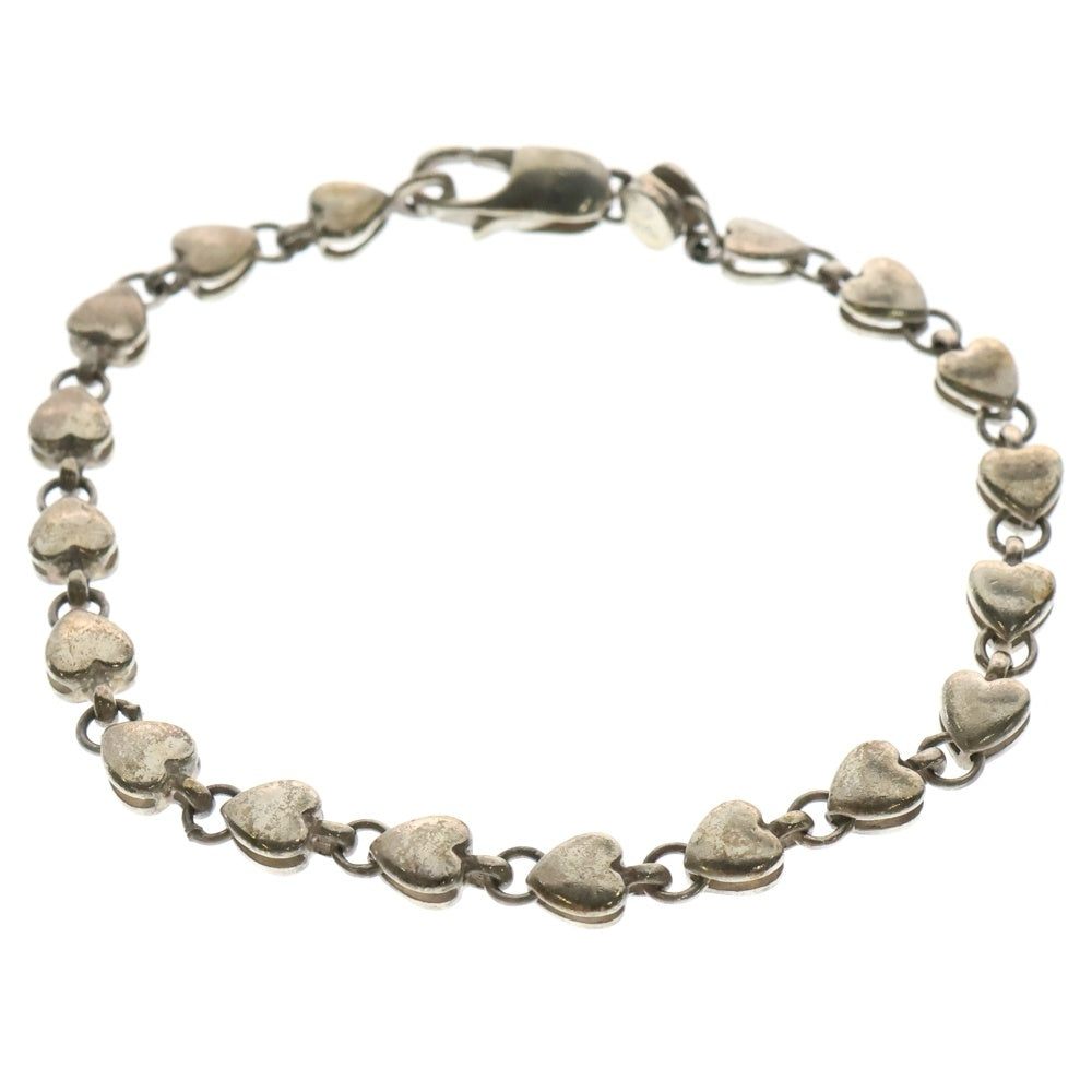 TIFFANY&Co(ティファニー) パフハート ブレスレット アンクレット Ag925 SV シルバー