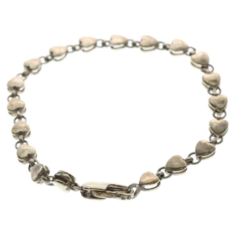 TIFFANY&Co(ティファニー) パフハート ブレスレット アンクレット Ag925 SV シルバー