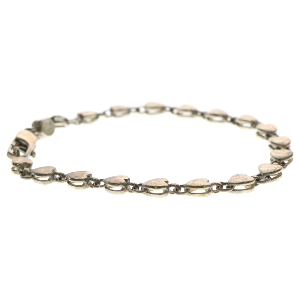 TIFFANY&Co(ティファニー) パフハート ブレスレット アンクレット Ag925 SV シルバー