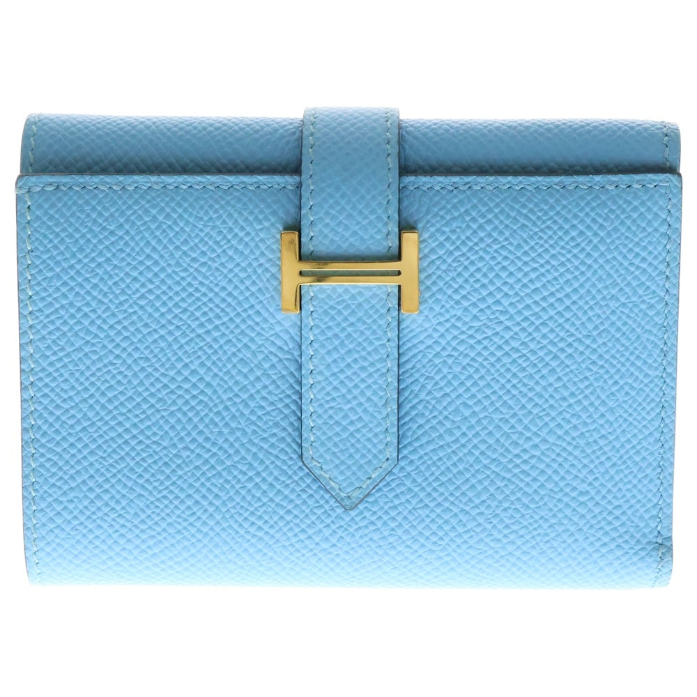 HERMES(エルメス) ベアンコンビネ セレステ ヴェールジェイド エプソン ゴールド金具 B刻印