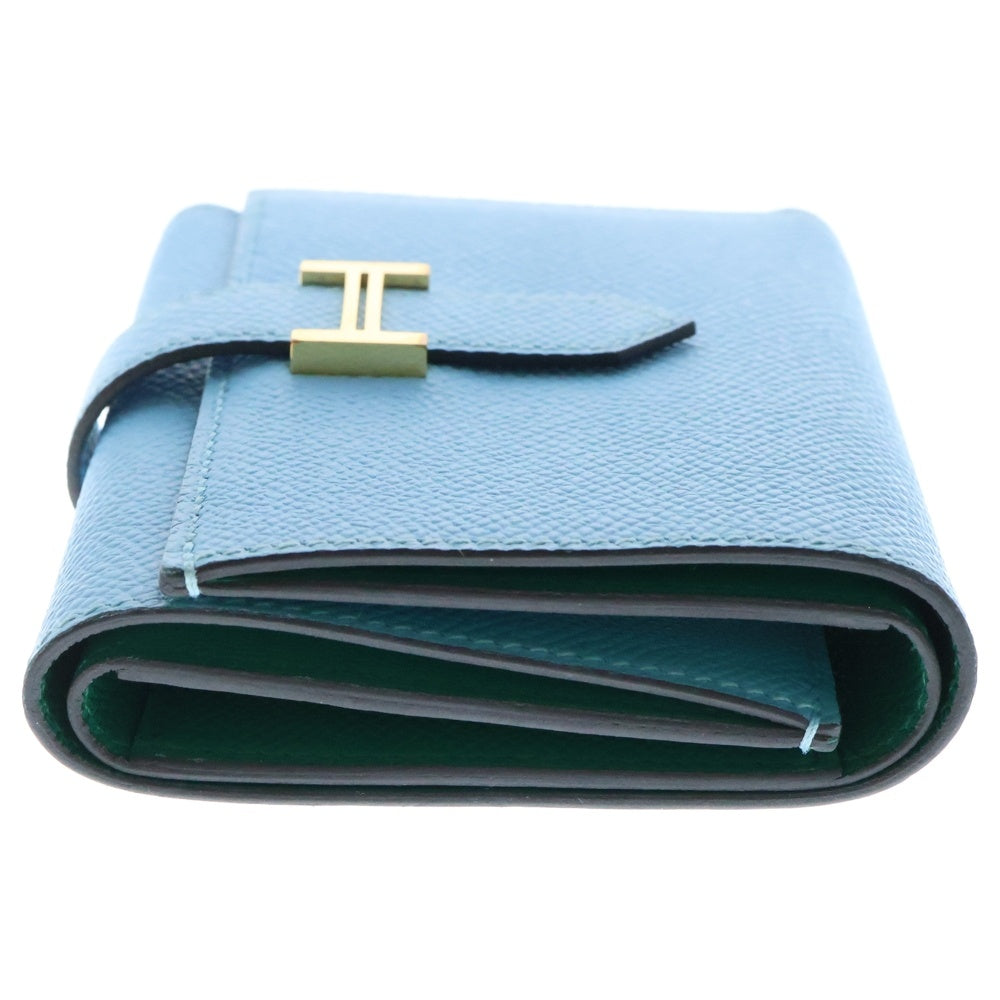 HERMES(エルメス) ベアンコンビネ セレステ ヴェールジェイド エプソン ゴールド金具 B刻印