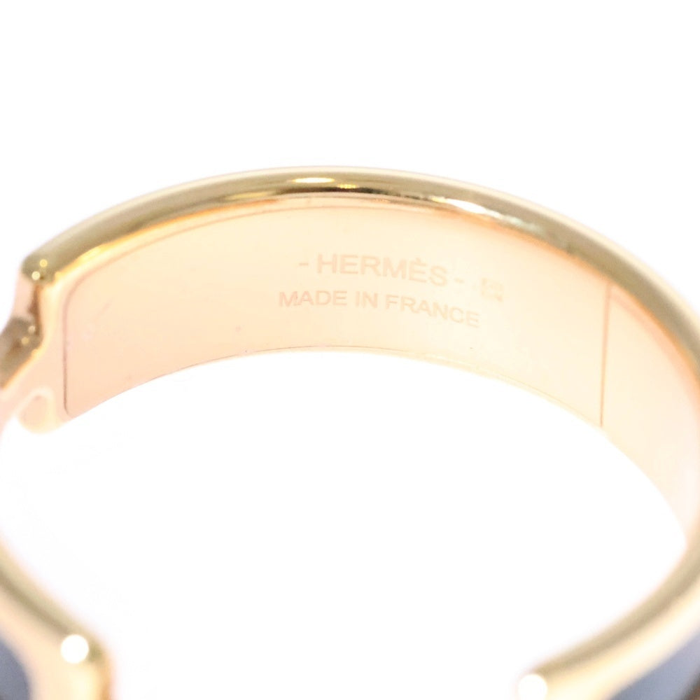 HERMES(エルメス) オランプ ピアス イヤーカフ ブラック×ゴールド