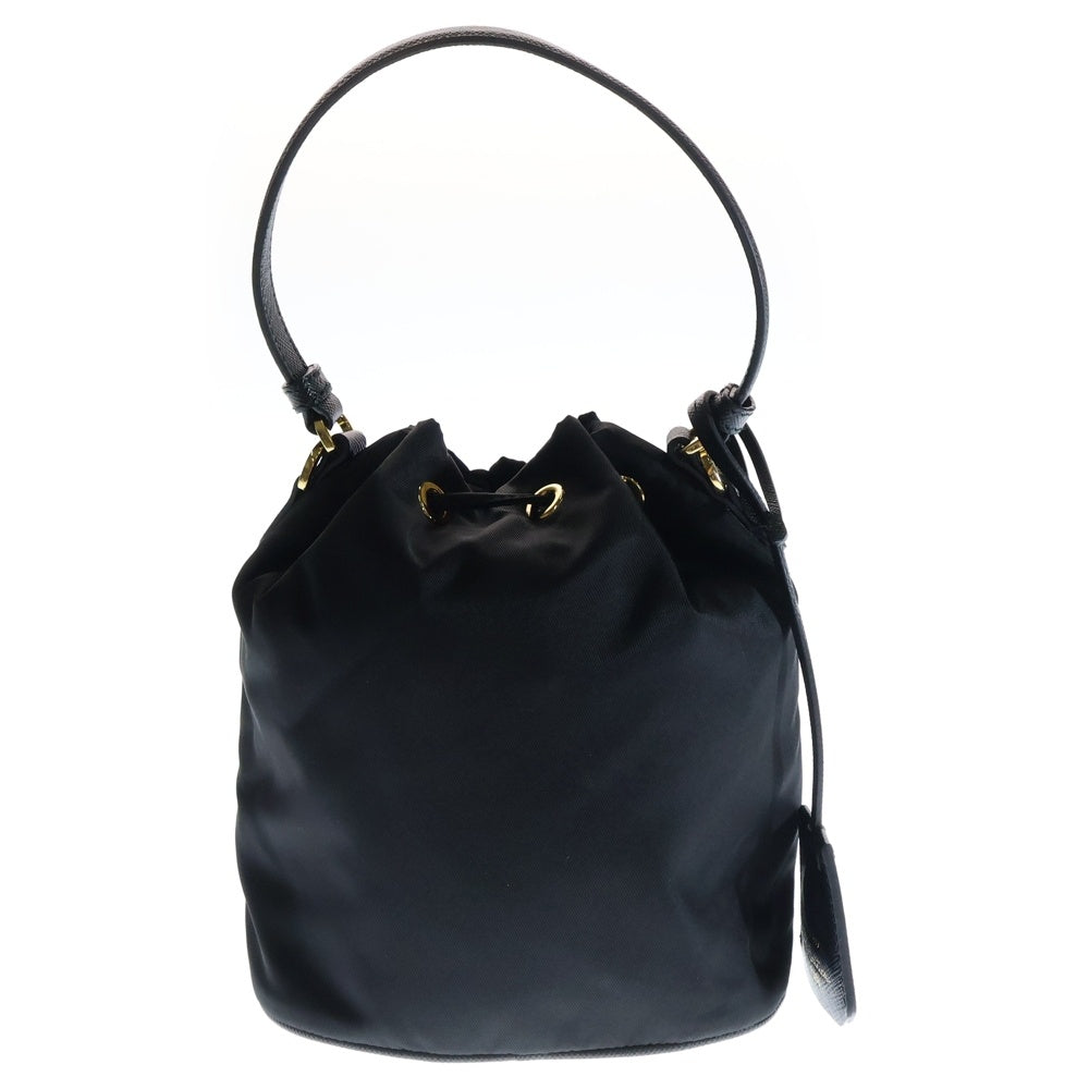 PRADA(プラダ) リエディション 1978 リナイロン2wayミニバック ショルダーバッグ ブラック ゴールド金具 ナイロン 1BE067