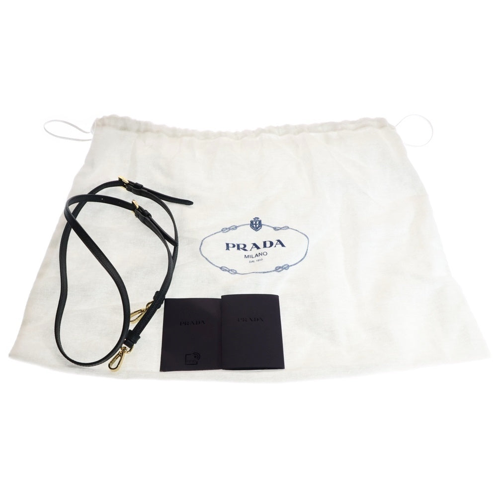 PRADA(プラダ) リエディション 1978 リナイロン2wayミニバック ショルダーバッグ ブラック ゴールド金具 ナイロン 1BE067