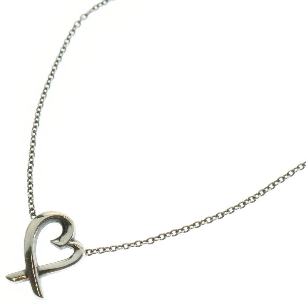 TIFFANY&Co(ティファニー) ラビングハート ネックレス ペンダント チェーン シルバー SV925