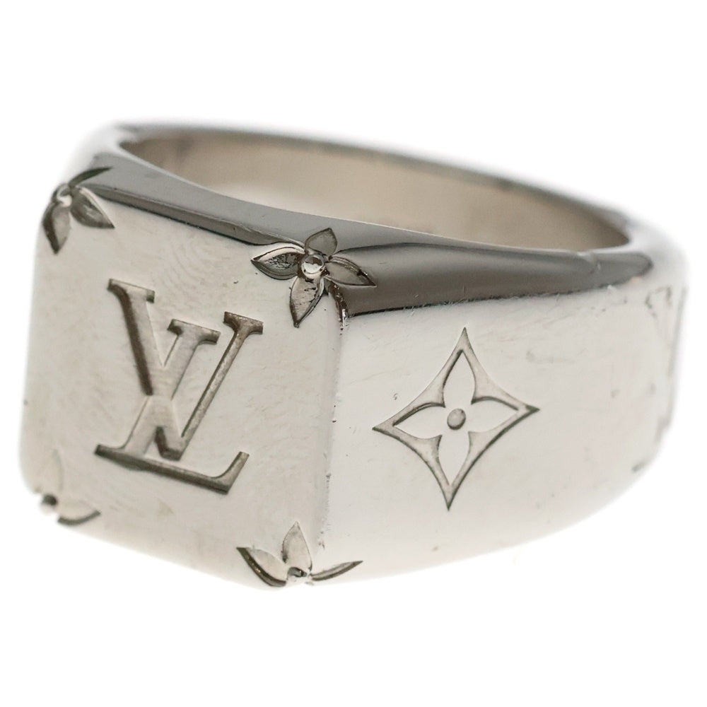 LOUIS VUITTON(ルイヴィトン) モノグラム シグネットリング 指輪 シルバー M00624