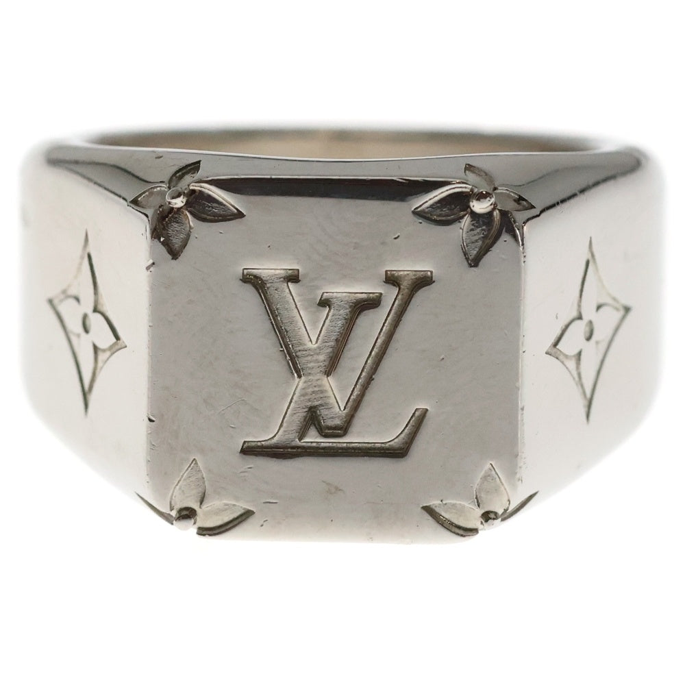 LOUIS VUITTON(ルイヴィトン) モノグラム シグネットリング 指輪 シルバー M00624