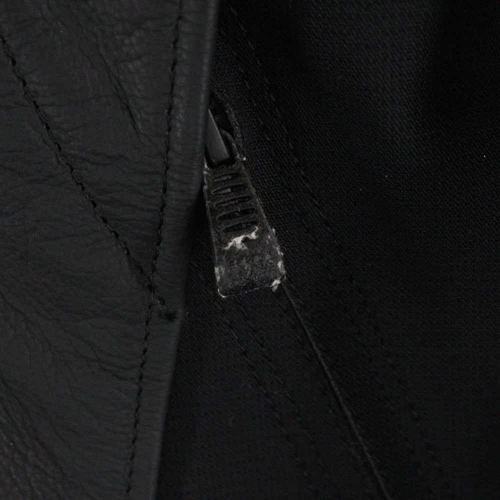 HARLEY DAVIDSON(ハーレーダビッドソン) Watt Leather Jacket ワット バイカー レザー ジップアップ ジャケット ブラック 98002-20VM
