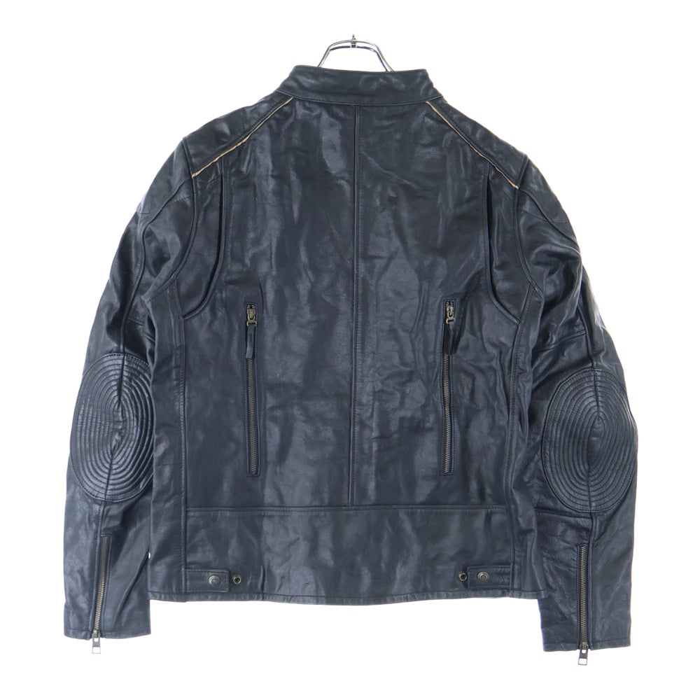 HARLEY DAVIDSON(ハーレーダビッドソン) Arterial Leather Jacket アームライン ロゴワッペン レザーライダースジャケット ブラック 98001-20VM