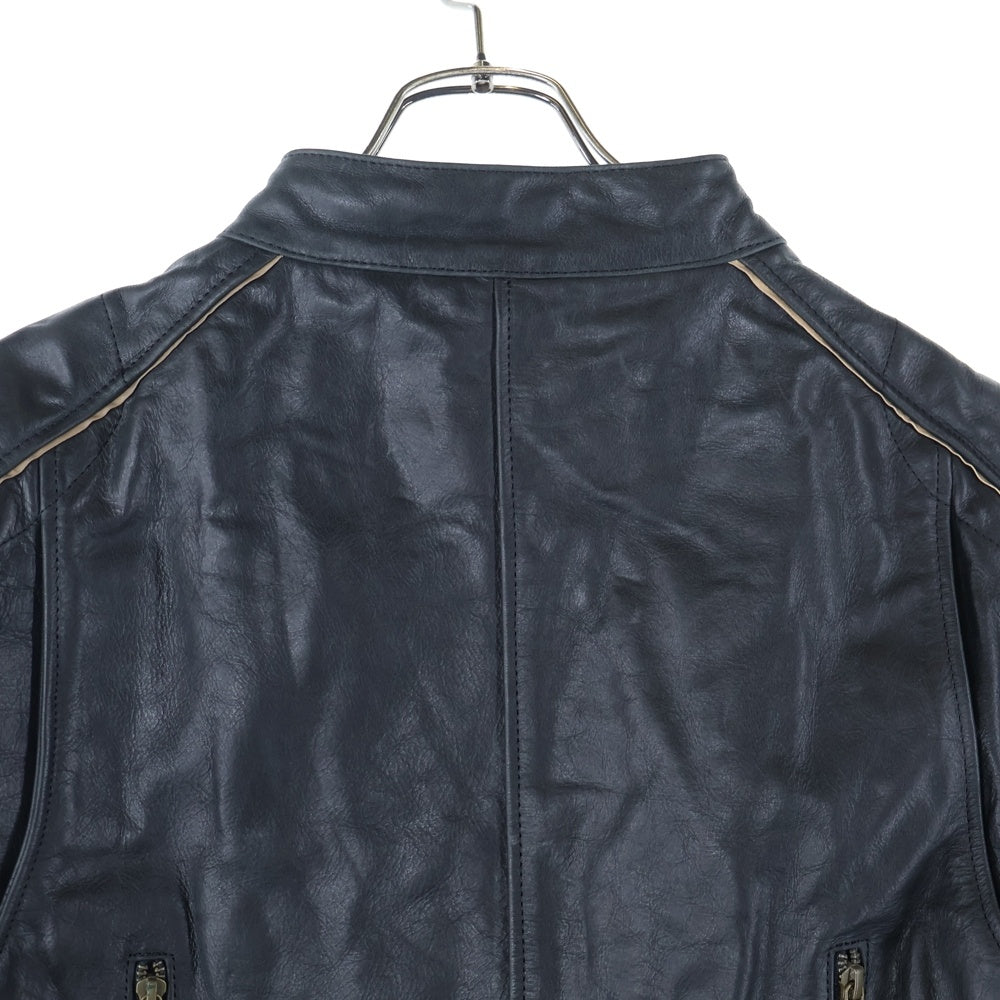 HARLEY DAVIDSON(ハーレーダビッドソン) Arterial Leather Jacket アームライン ロゴワッペン レザーライダースジャケット ブラック 98001-20VM