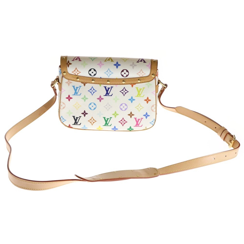 LOUIS VUITTON(ルイヴィトン) モノグラムマルチカラー ソローニュ ブロン ショルダーバッグ ホワイト レザー M92661
