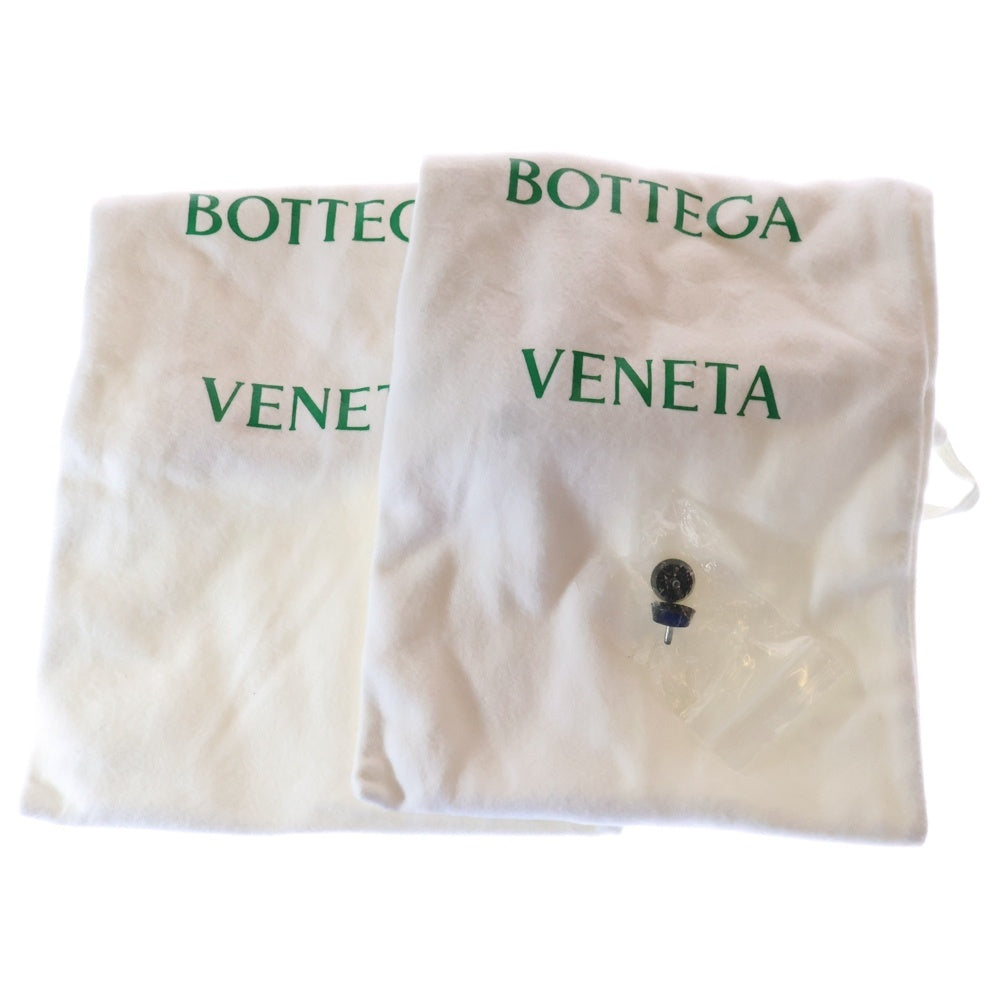 BOTTEGA VENETA(ボッテガヴェネタ) チェーンストラップ ラバー レザー ヒール サンダル シューズ ゴールド金具 グリーン レディース