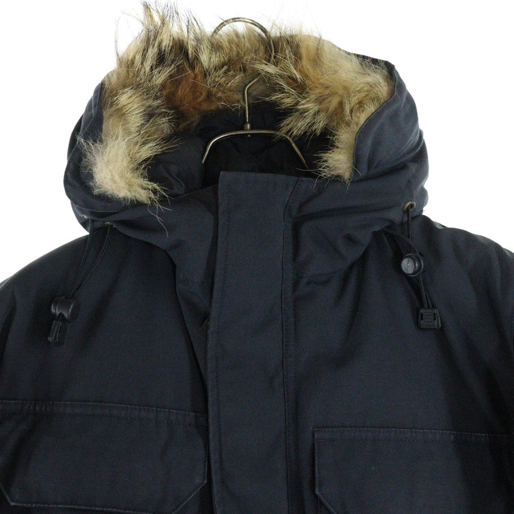 CANADA GOOSE(カナダグース) EXPEDITION PARKA エクスペディション パーカー ファー フーデッド ワッペンロゴ ジップアップ ダウンジャケット ブラック 4565JL