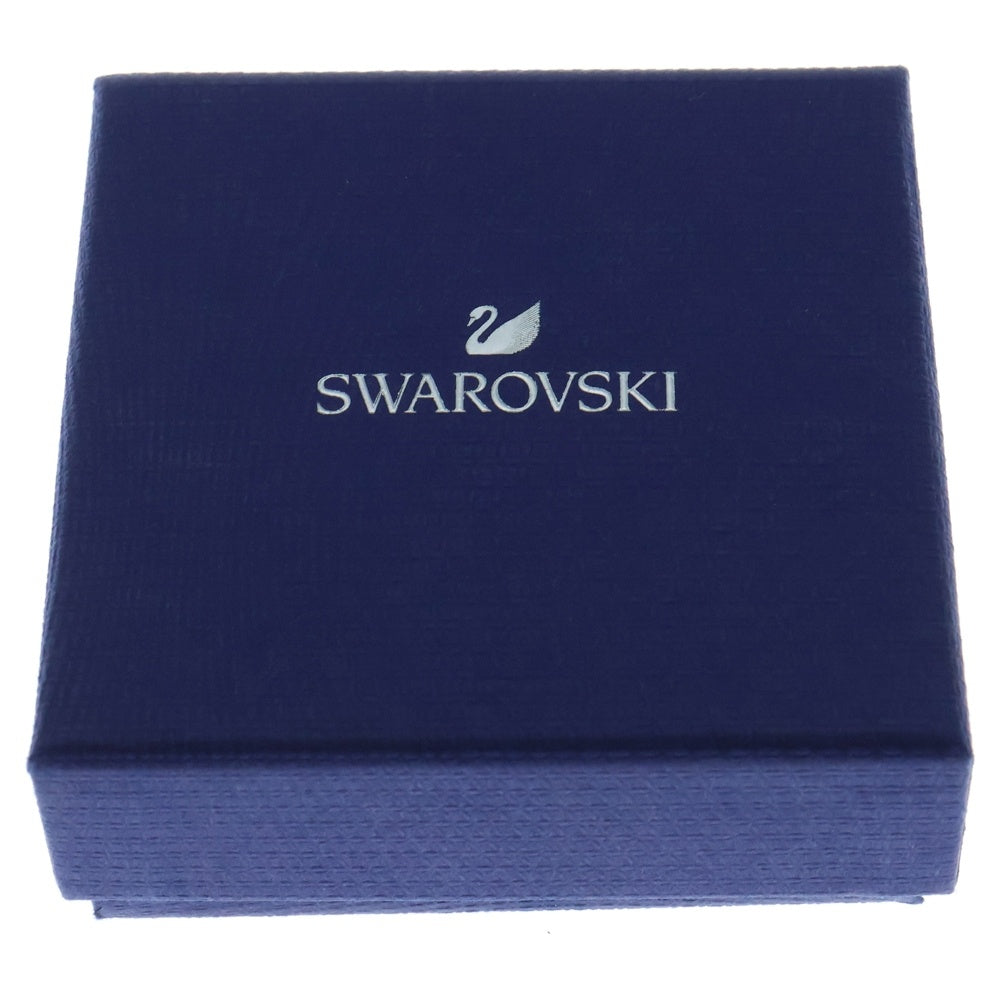 SWAROVSKI(スワロフスキー) リーフモチーフ ストーン イヤリング イヤーアクセサリー シルバー