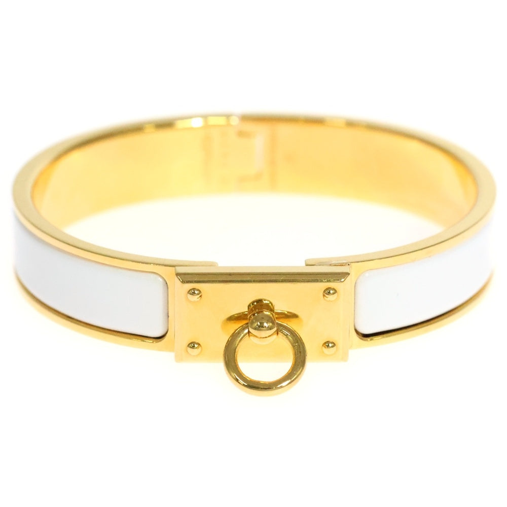 HERMES(エルメス) クリックアノー ブレスレット GP ゴールド/ホワイト レディース