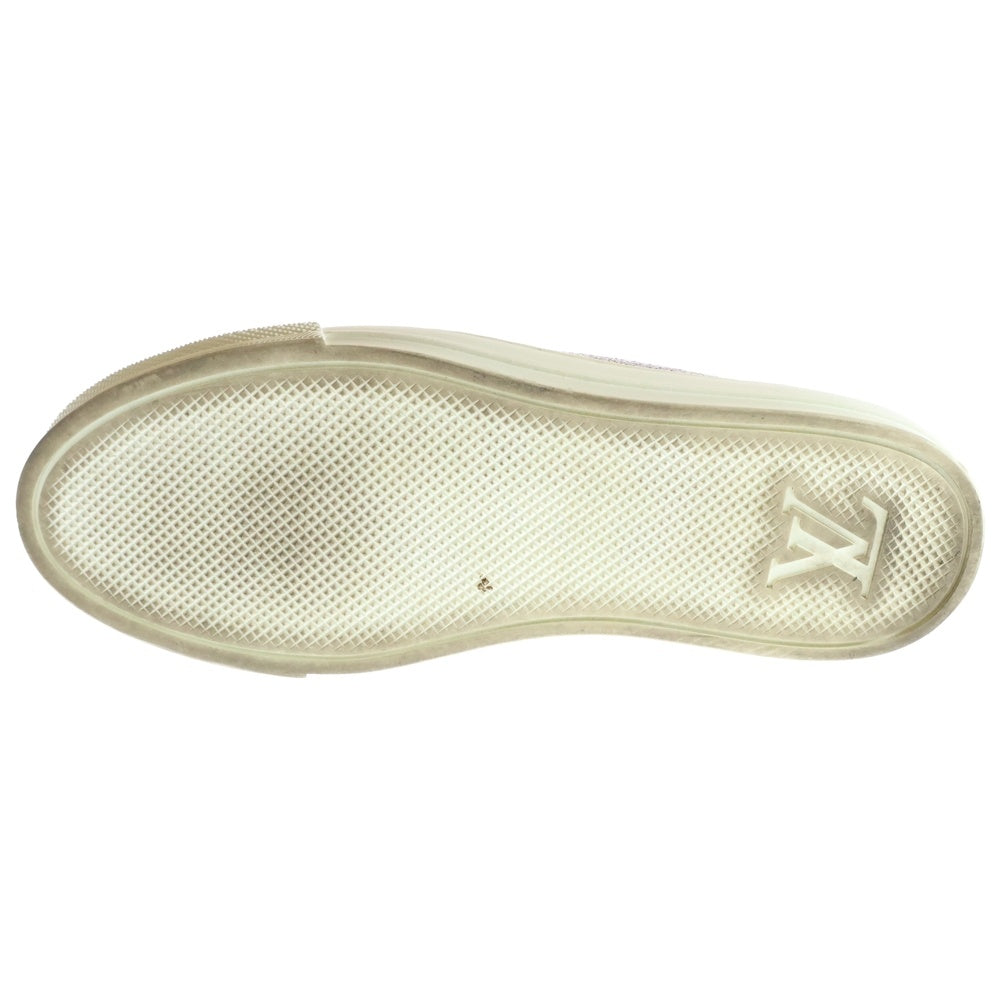 LOUIS VUITTON(ルイヴィトン) ステラーライン モノグラム 切り替え レザー レースアップ ローカットシューズ スニーカー ホワイト レディース