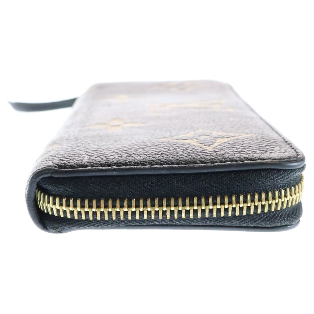 LOUIS VUITTON(ルイヴィトン) モノグラムアンプラント ポルトフォイユ クレマンス ラウンドファスナー ロングウォレット 長財布 ゴールド金具 ブラック/ベージュ M82338