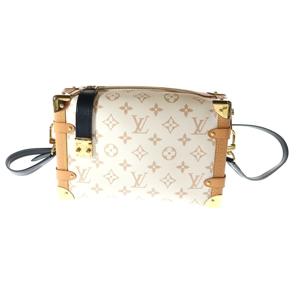 LOUIS VUITTON(ルイヴィトン) モノグラムデュンヌ サイドトランクMM 2wayハンドバッグ ショルダーバッグ アイボリー PVCレザー RFID M46907