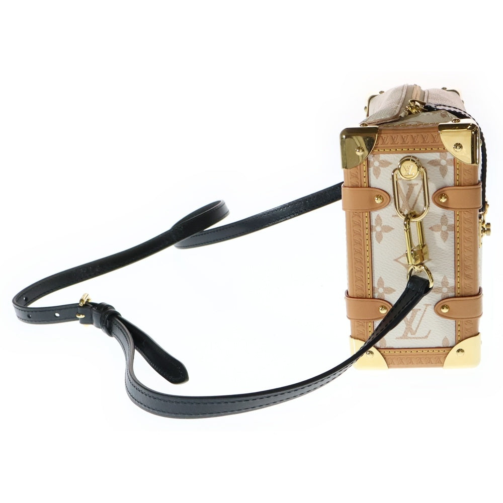 LOUIS VUITTON(ルイヴィトン) モノグラムデュンヌ サイドトランクMM 2wayハンドバッグ ショルダーバッグ アイボリー PVCレザー RFID M46907
