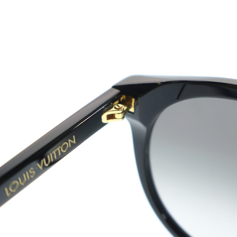 LOUIS VUITTON(ルイヴィトン) マイ モノグラム ライト ラウンド フレーム カラーレンズ サングラス メガネ 眼鏡 アイウェア ゴールド金具 ブラック Z2004E