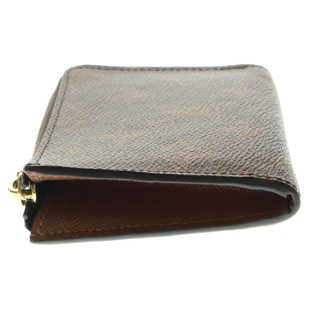LOUIS VUITTON(ルイヴィトン) ポルトフォイユ ノア コンパクト モノグラム PVC コンパクトウォレット L字ジップ 財布 ゴールド金具 ブラウン M83476