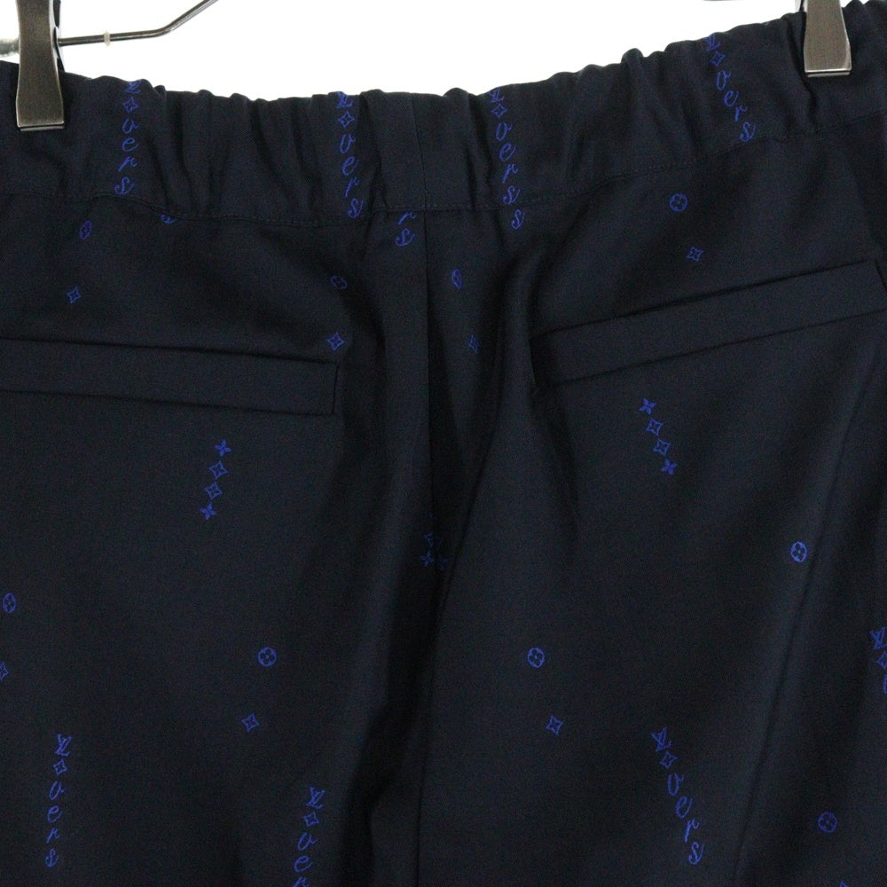 LOUIS VUITTON(ルイヴィトン) 25SS モノグラム テーラードドローストリングパンツ RM251MF JZP HSFP6W ネイビー