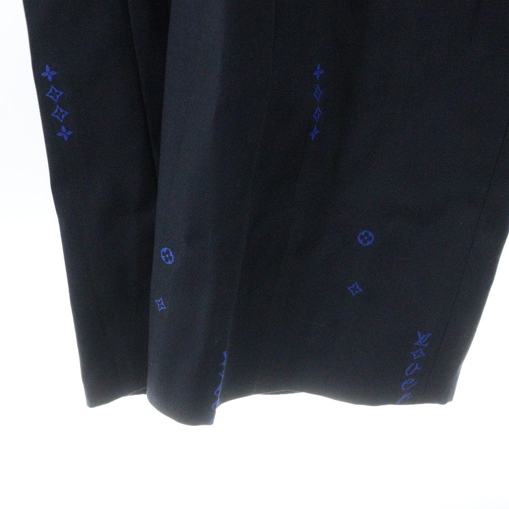 LOUIS VUITTON(ルイヴィトン) 25SS モノグラム テーラードドローストリングパンツ RM251MF JZP HSFP6W ネイビー