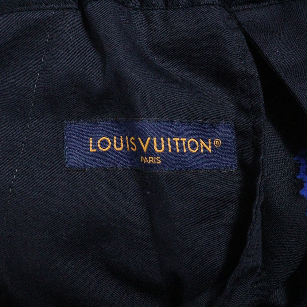 LOUIS VUITTON(ルイヴィトン) 25SS モノグラム テーラードドローストリングパンツ RM251MF JZP HSFP6W ネイビー