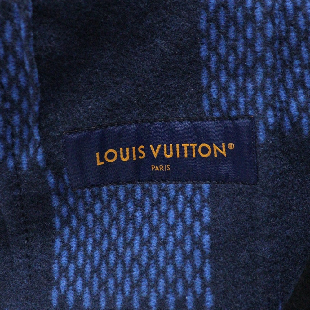 LOUIS VUITTON(ルイヴィトン) 25SS ダミエ カシミヤ ウールテーラードジャケット ブラック RM251MF KFJ HSFJ1E