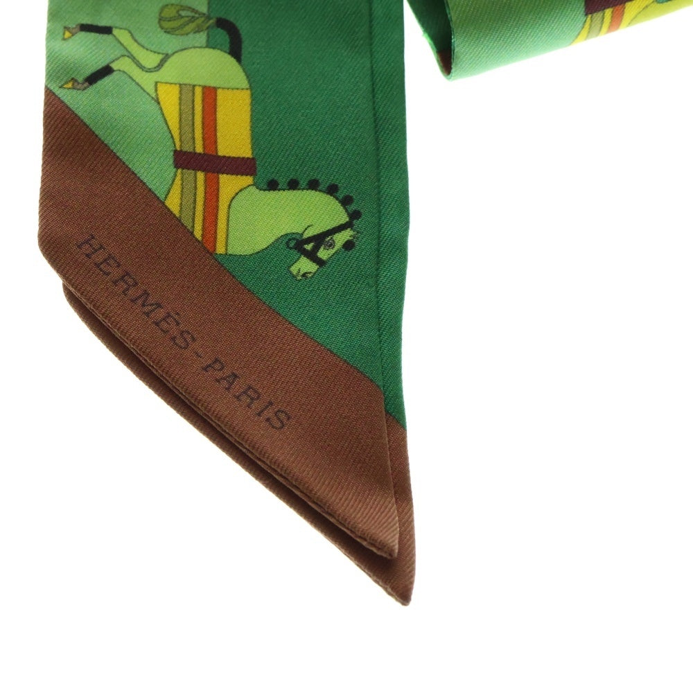 HERMES(エルメス) ツイリー ロカバール スカーフ グリーン