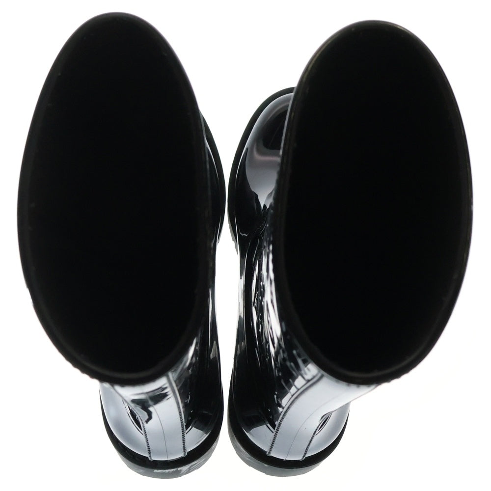 LOUIS VUITTON(ルイヴィトン) ドロップス フラットハーフ モノグラム レイン ロングブーツ ブラック レディース