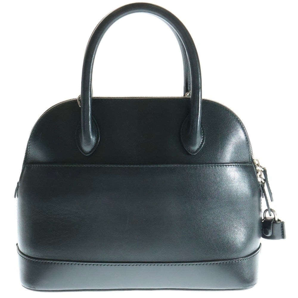 BALENCIAGA(バレンシアガ) ヴィル トップハンドルS I LOVE TECHNO アイラブテクノ ロゴプリント レザー 2WAY ハンド ショルダーバッグ シルバー金具 ブラック 550645