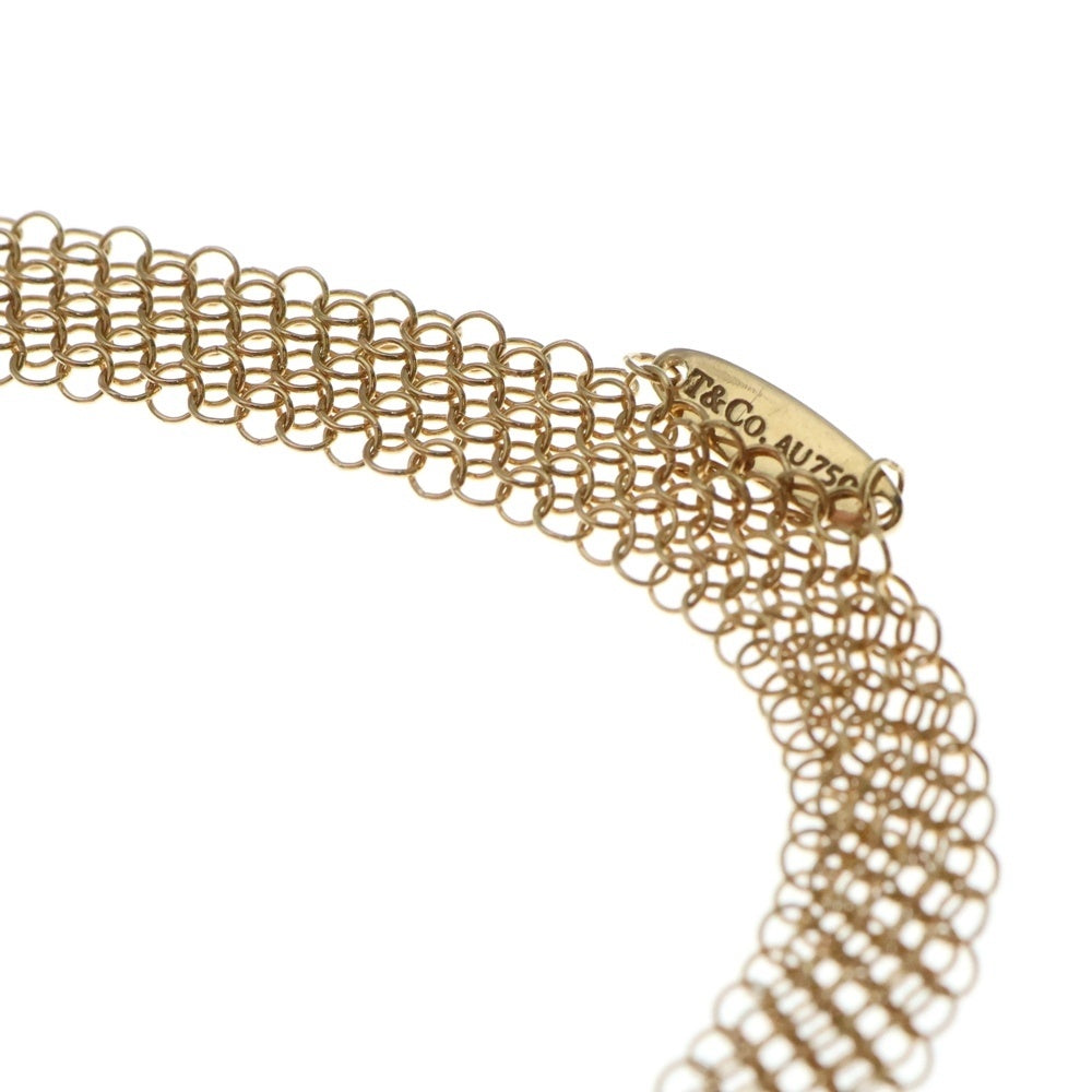 TIFFANY&Co(ティファニー) オープンハート メッシュ ペンダント ネックレス ピンクゴールド Au750PG 60018527 ジュエリー