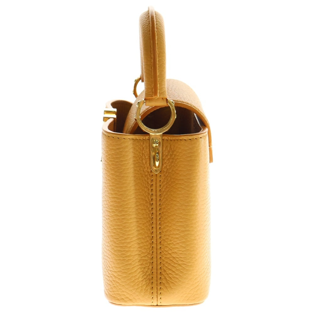 LOUIS VUITTON(ルイヴィトン) カプシーヌ 2WAYバッグ ハンドバッグ ショルダーバッグ レザー ゴールド金具 ミニ オレンジ トリヨン ICタイプ M21168