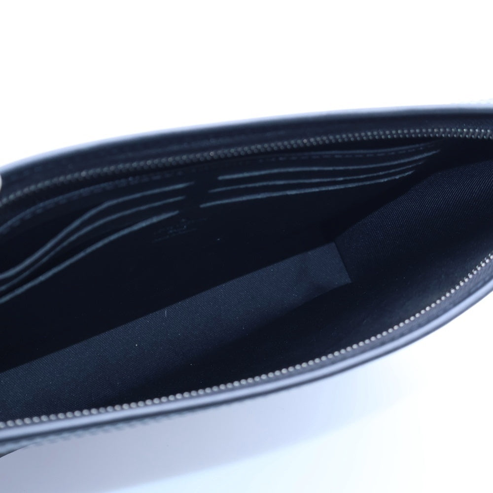 LOUIS VUITTON(ルイヴィトン) モノグラム・エクリプス ポシェット ヴォワヤージュMM クラッチバッグ セカンドバッグ ブラック PVC×レザー シルバー金具 M61692