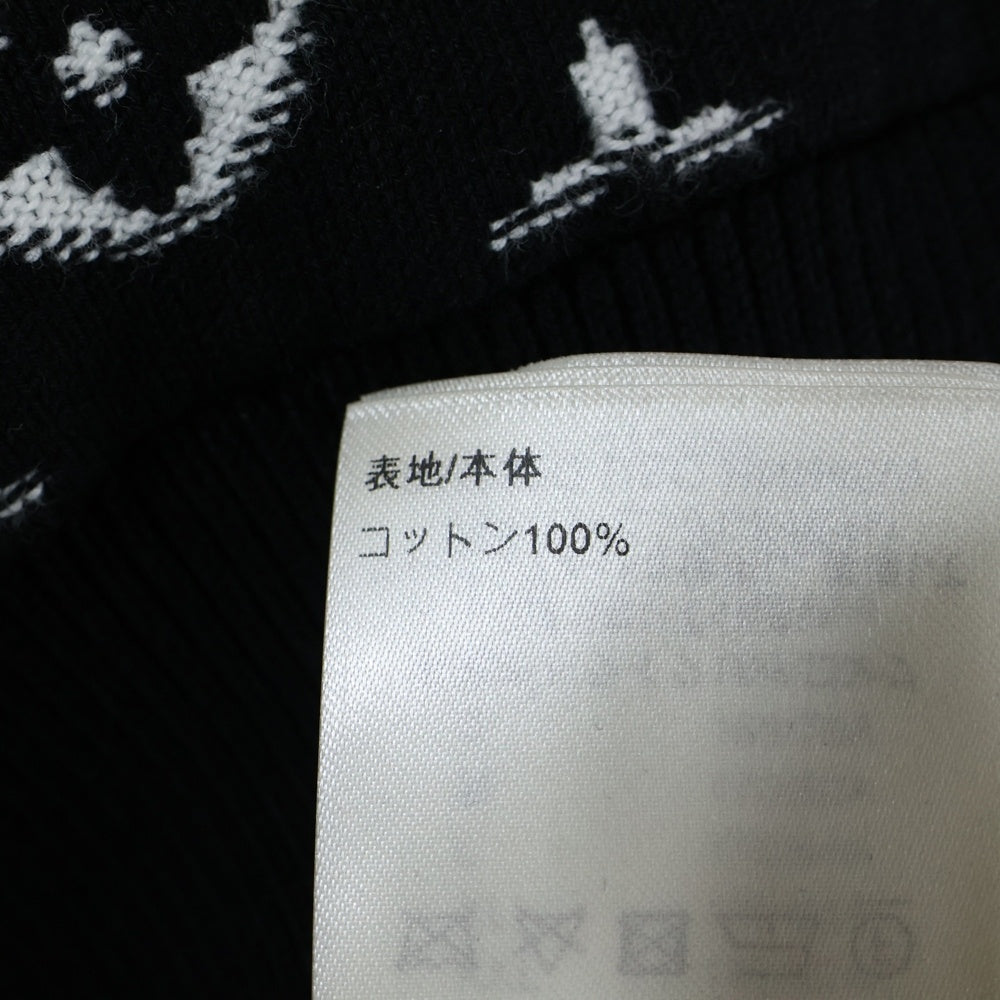 LOUIS VUITTON(ルイヴィトン) 23AW モノグラム グラディエントニットパーカー プルオーバーフーディー ブラック RM232Q USO HNN45W
