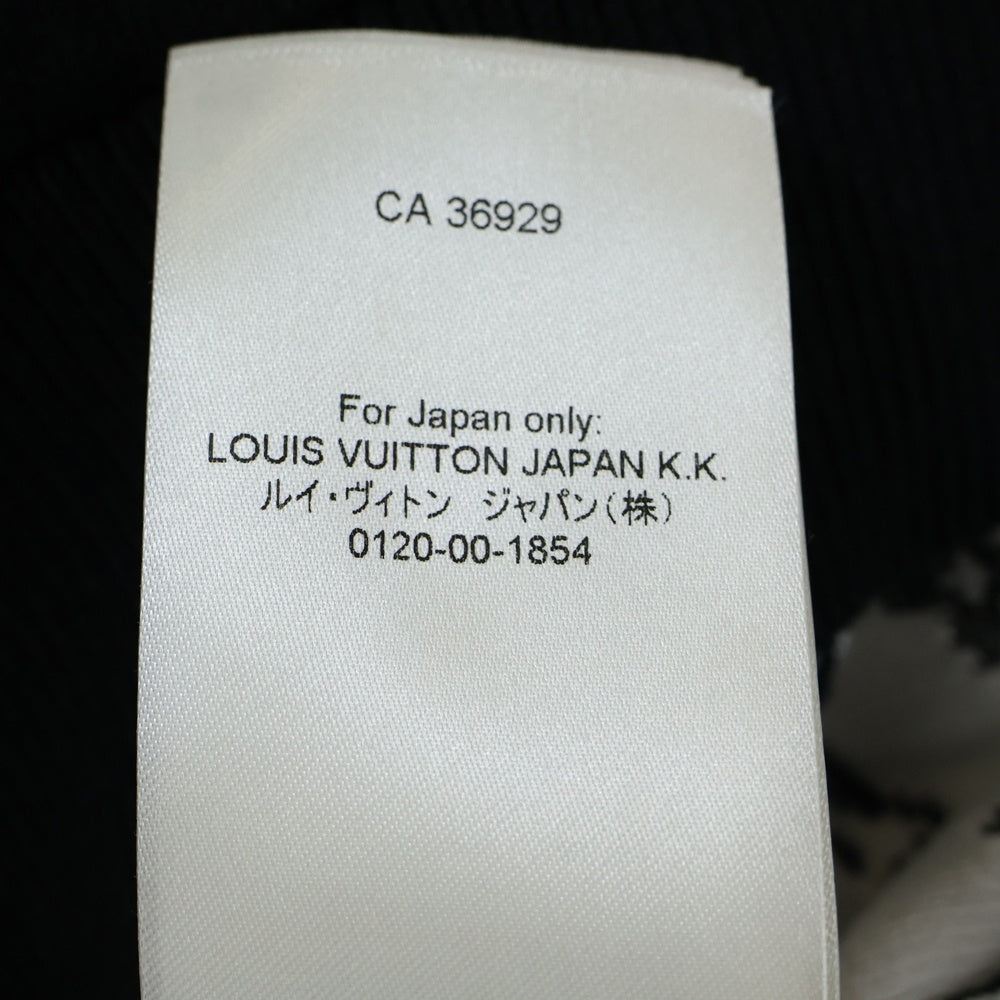 LOUIS VUITTON(ルイヴィトン) 23AW モノグラム グラディエントニットパーカー プルオーバーフーディー ブラック RM232Q USO HNN45W