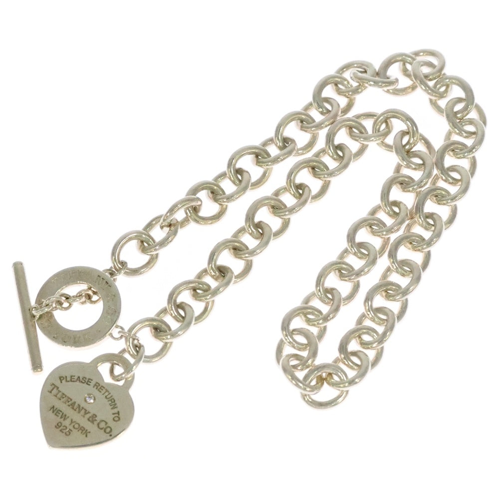 TIFFANY&Co(ティファニー) リターントゥティファニー ハートタグ ラップ チェーンネックレス チョーカー シルバー レディース
