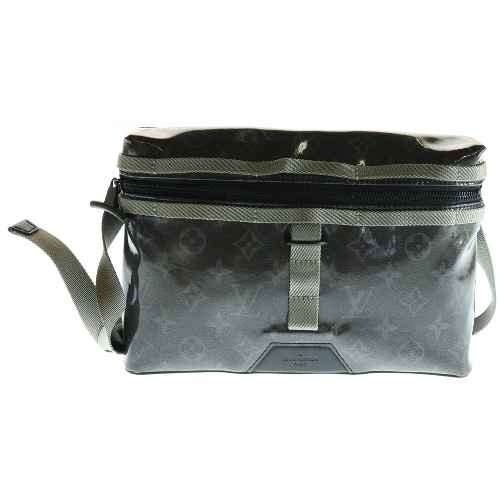 LOUIS VUITTON(ルイヴィトン) モノグラム エクリプス グレーズ メッセンジャー PM ショルダーバッグ ボディバッグ ウエストバッグ ブラック M52218