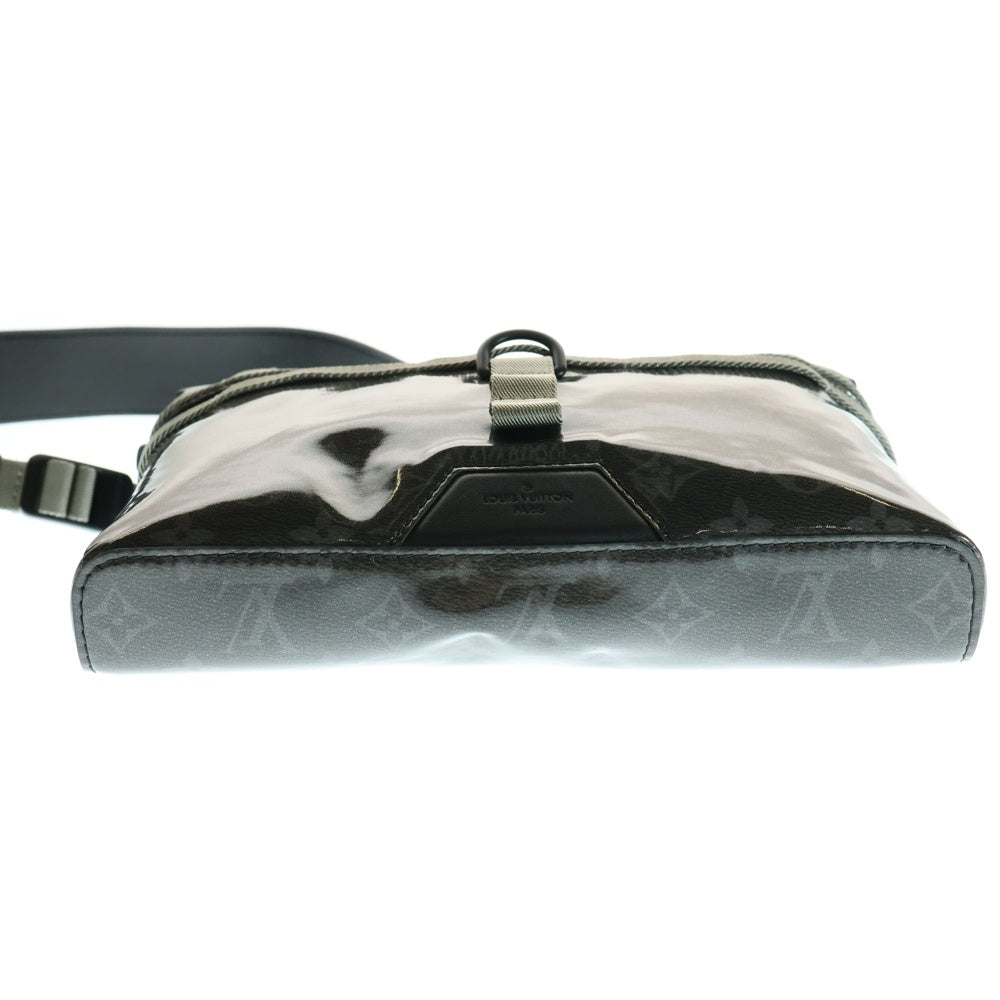 LOUIS VUITTON(ルイヴィトン) モノグラム エクリプス グレーズ メッセンジャー PM ショルダーバッグ ボディバッグ ウエストバッグ ブラック M52218