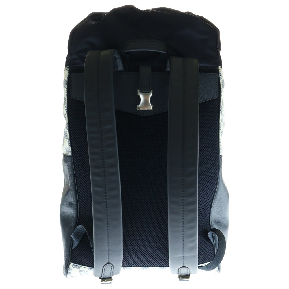 LOUIS VUITTON(ルイヴィトン) ダミエコースト マッチポイント バックパック アズール リュックサック ネイビー×ホワイト PVC×ナイロン シルバー金具 N40018