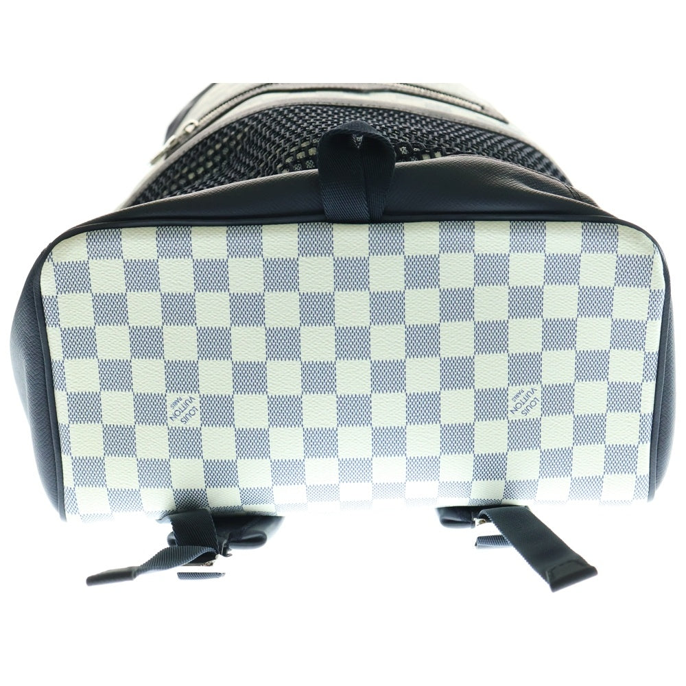LOUIS VUITTON(ルイヴィトン) ダミエコースト マッチポイント バックパック アズール リュックサック ネイビー×ホワイト PVC×ナイロン シルバー金具 N40018