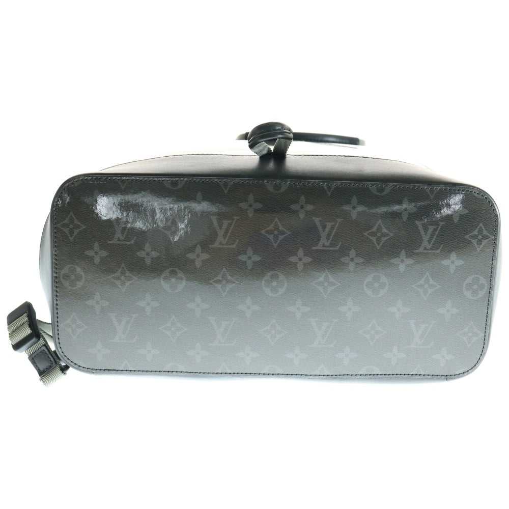 LOUIS VUITTON(ルイヴィトン) モノグラム エクリプス グレーズ ジップド トートバッグ ハンドバッグ ブラック M43900